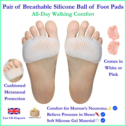 Foot metatarsal pads - 2x, ball