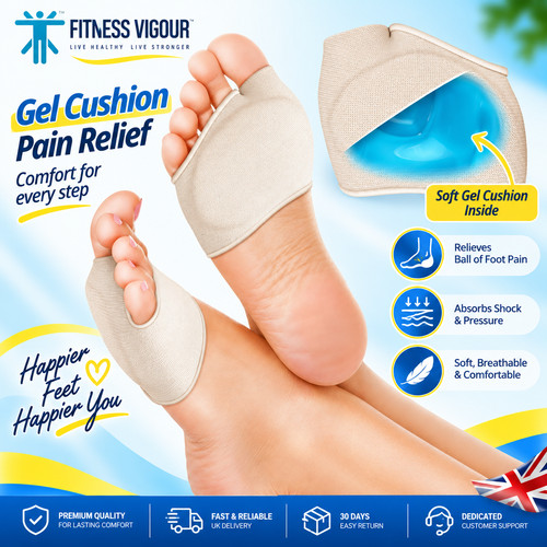 Metatarsal gel foot pads - gel,