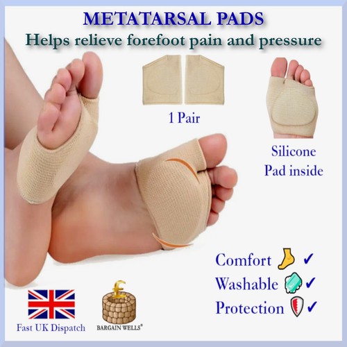 Fabric metatarsal pads with - metatarsal,
