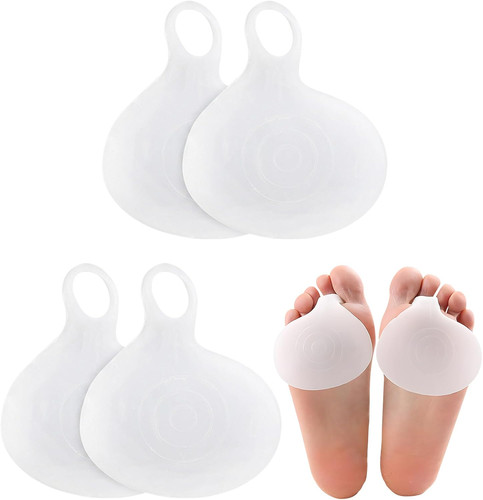 Pack white metatarsal pads - white,
